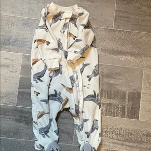 2/$10 Seal and Narwhal Print Baby Onesie